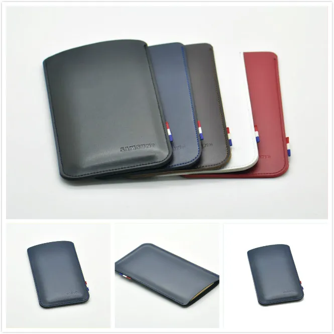 for Samsung Galaxy Note9 6.4&quot slim sleeve pouch cover vintage microfiber stitch case Note 9 Phone bag | Мобильные телефоны и