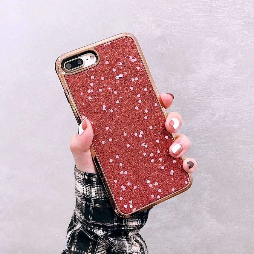 2019 Luxury Glitter Shining Case for iPhone X 7 8 PLUS 6 6S TPU Full Cover Glitter Case for iPhone XS MAXXSXXR Cover (2)