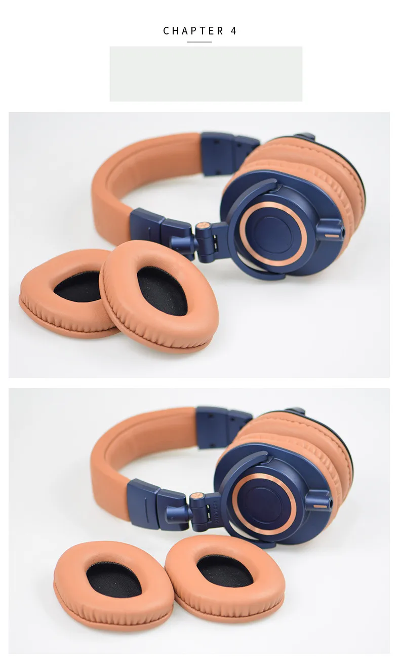 Foam Ear Pads Cushions Headband for Audio Technica ATH M50X M50M40XM40 for Sony MDR for Monoprice 8328 Headphones 10.15 (13)