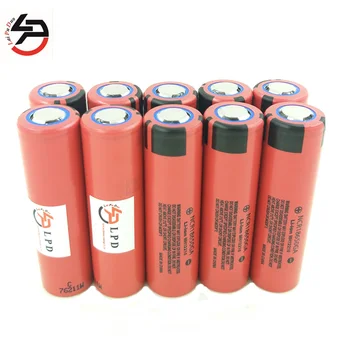 

Laipuduo 10pcs 100% Original Li-ion 3.6v Rechargeable Battery For Sanyo 18650 3500mAh NCR18650GA 10A Discharge