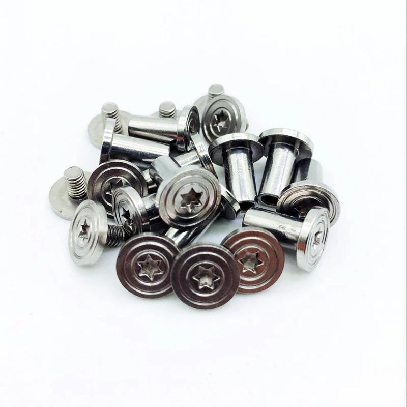 

Knife inner Pentagram Within six angles Rivet Tactical Knife handle Rivet 10 piece set