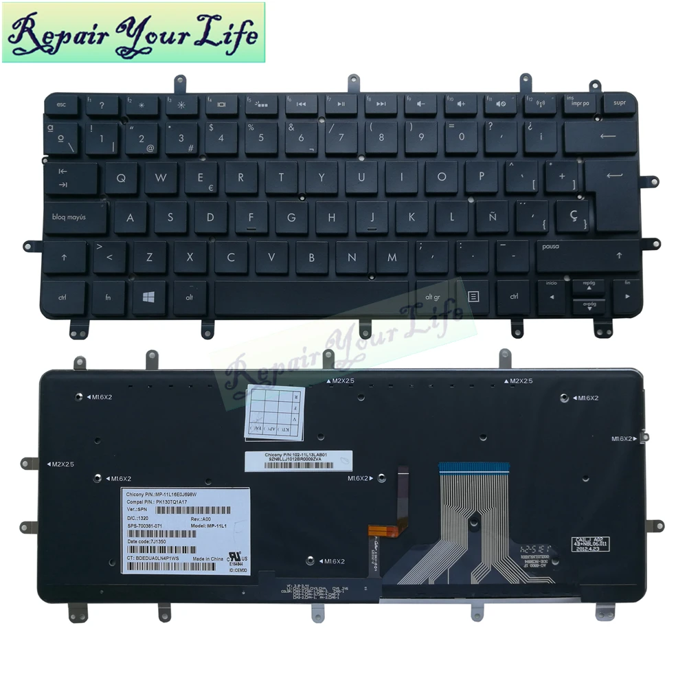 HP Spectre XT 13-2000 SP-B 背光 1