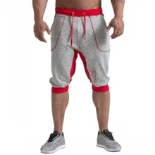 Летние новые модные мужские шорты мешковатые джоггеры повседневные тонкие шаровары короткие Слаксы повседневные Мягкие хлопковые брюки шорты