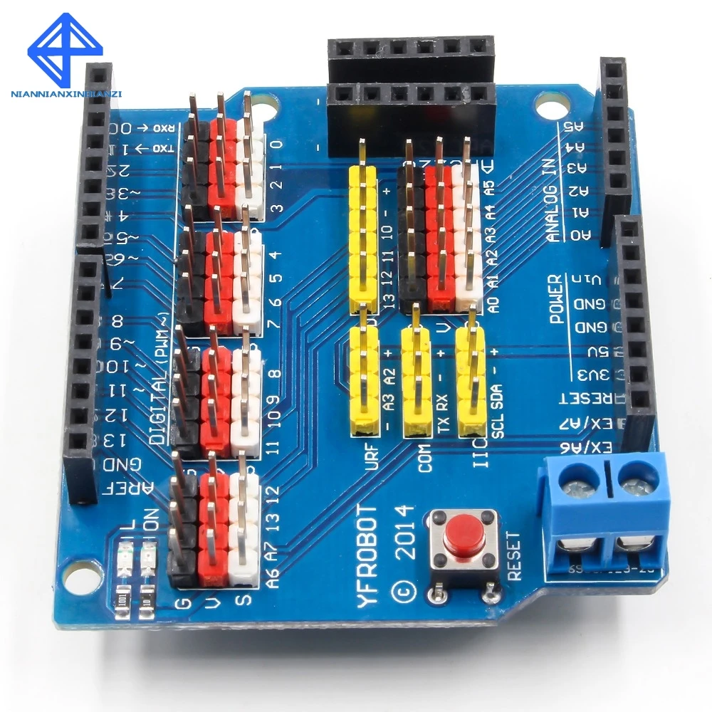 Sensor Shield Expansion Board Shield UNO R3 V5.0 Electric Module New uno r3 Sensor Shield Expansion Board Shield UNO R3 V5.0 Electric Module New uno r3