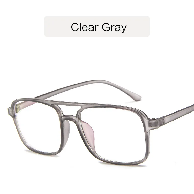 Оптические очки, оправа для женщин, мода, винтажные очки, Квадратные прозрачные линзы, очки для очков, оправа для очков для мужчин - Цвет оправы: NO 6