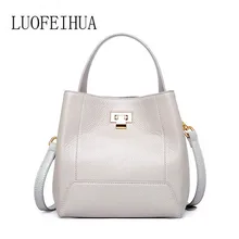 Luofeihua кожаная сумка европейский и американский стиль, модный кожаный рюкзак сумки из натуральной кожи Винтаж плеча Crossbody сумка-мешок