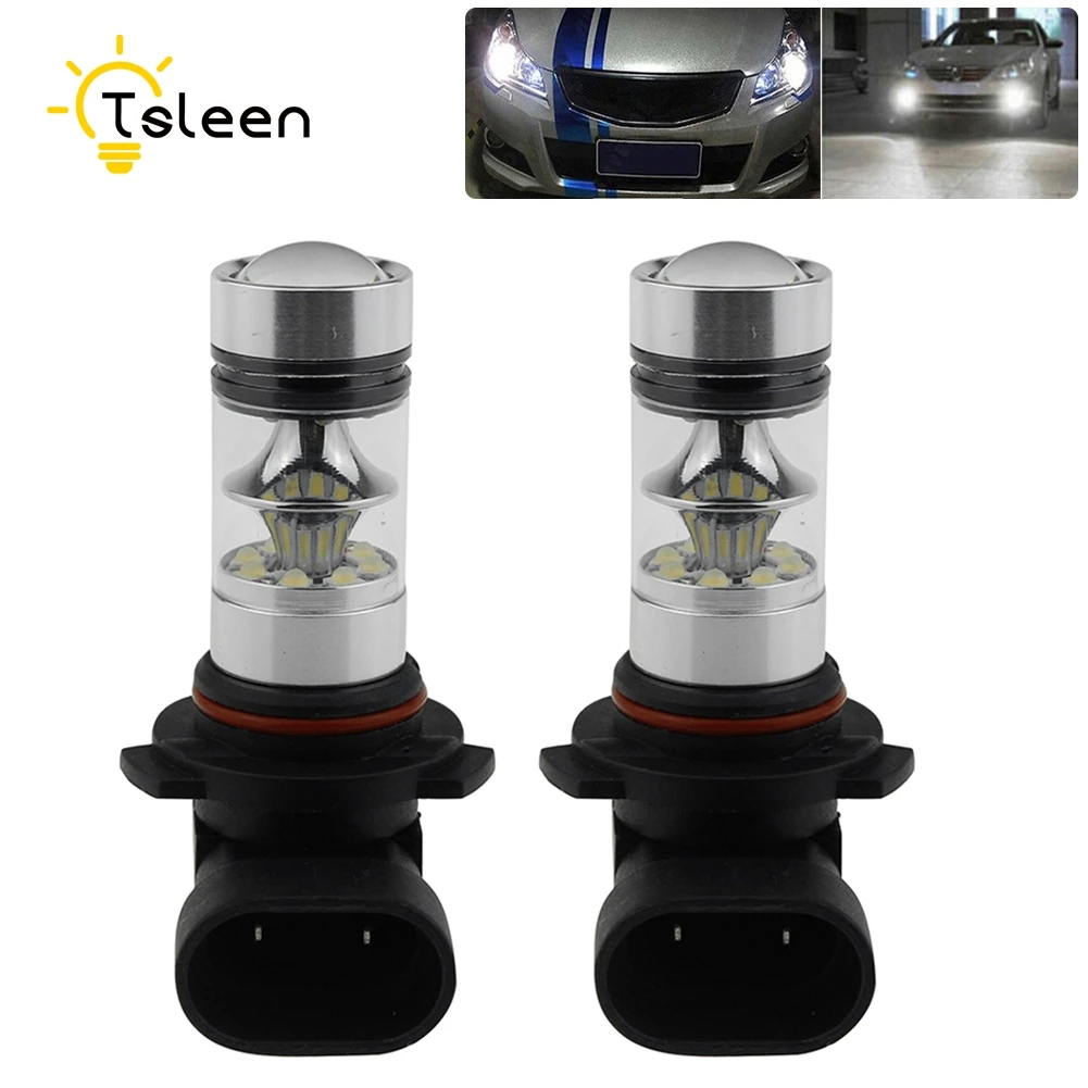

TSLEEN 2/4/8Pcs Car Headlight HB3/9005 Car LED Bulbs 1000LM Fog DRL Rear Xenon Lamp Replace Super Bright HB3 Driving Lens Light