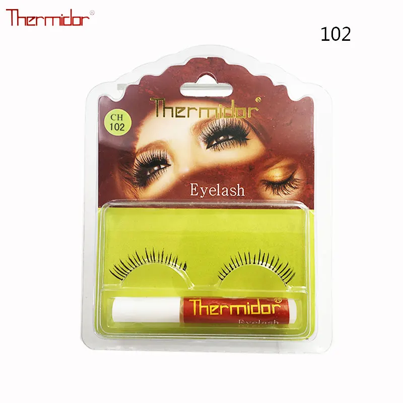 Thermidor 1 партия/коркор. натуральные накладные ресницы нижние ручной работы