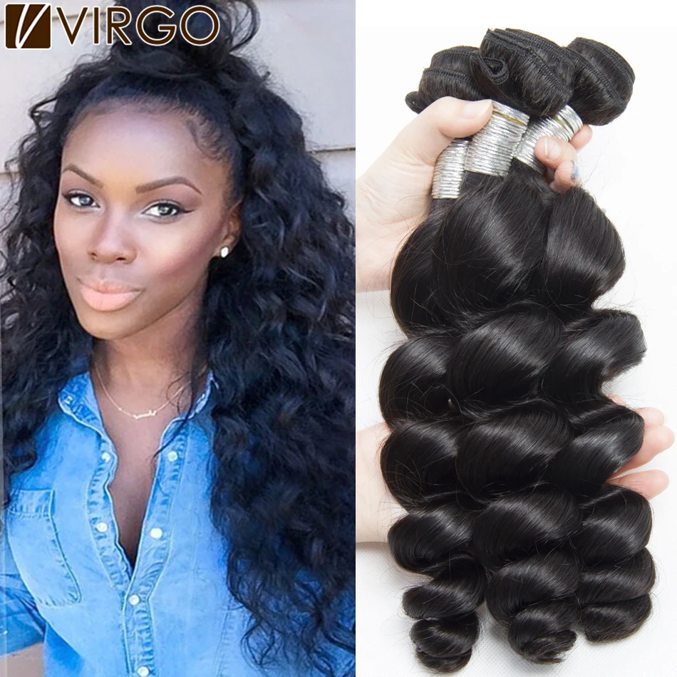 Buy Virgo Hair Products Indian Virgin Hair Loose Wave