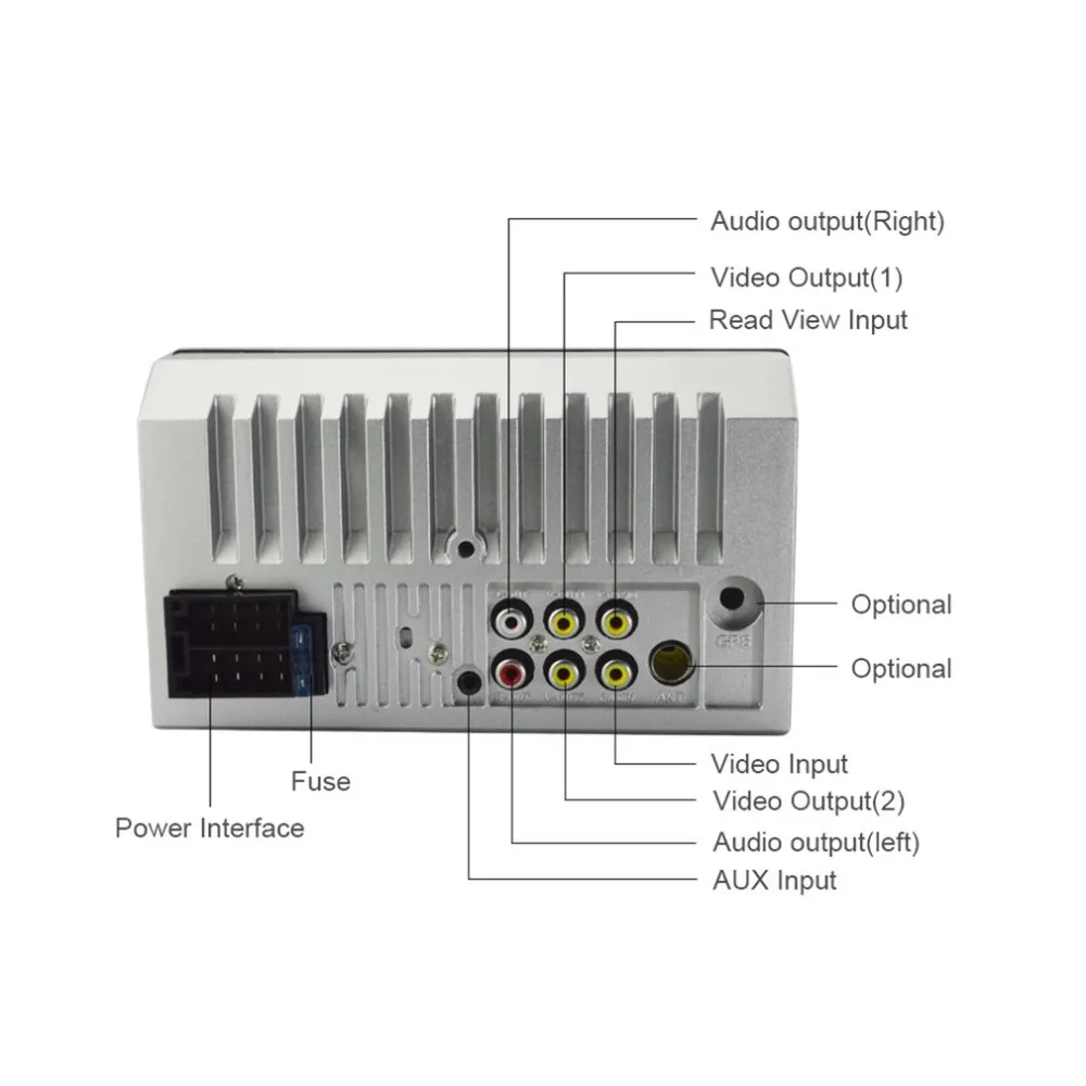 7018 2 Din 7 дюймов HD сенсорный экран Bluetooth в тире 12 в стерео радио FM AUX USB MP3 MP5 плеер с камерой и пультом дистанционного управления