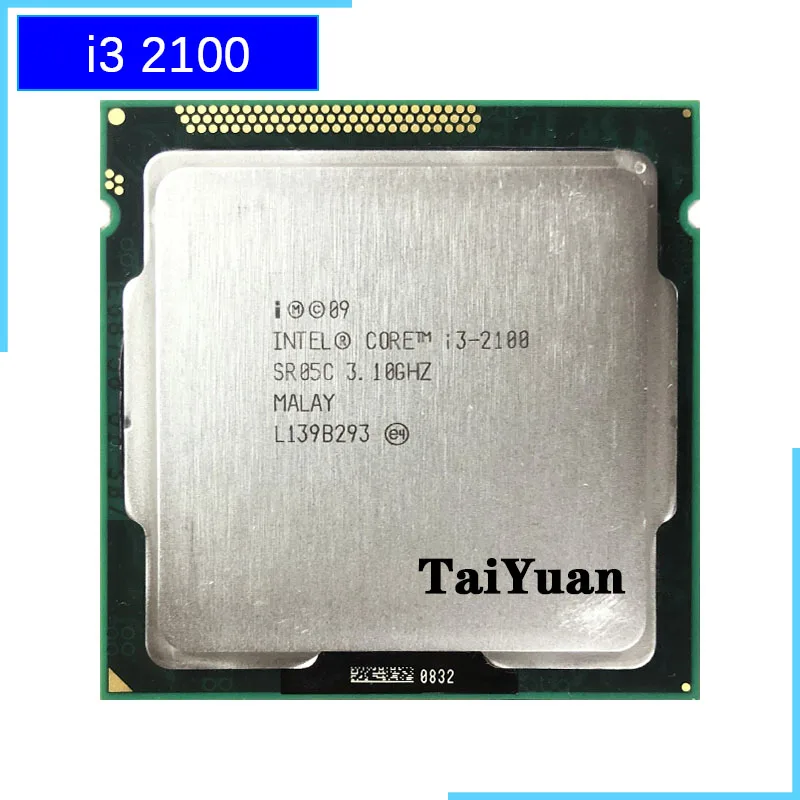 Intel Core i3-2100 i3 2100 3,1 ГГц двухъядерный процессор Процессор процессор 3 м 65 Вт LGA 1155