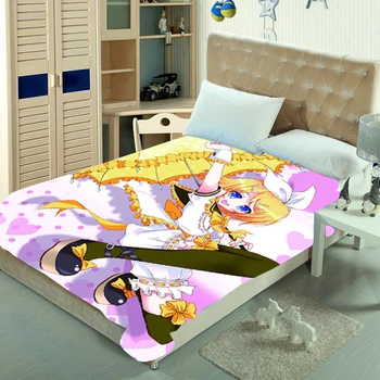 

VOCALOID2 Anime Kagamine Rin 150*200CM Single-layer Blanket #37516