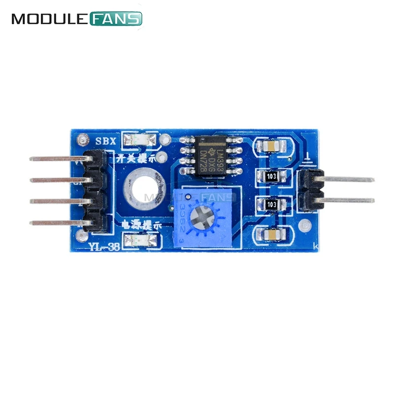 2 шт. датчик обнаружения дождя снега Modue дождевой модуль влажности для Arduino Weather