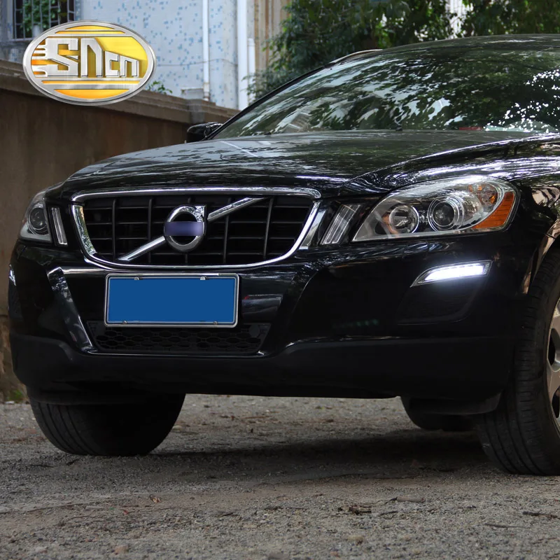 SNCN LED Daytime Running Light For Volvo XC60 2011 2012 2013, Car Accessories Waterproof ABS 12V DRL Fog Lamp Decoration