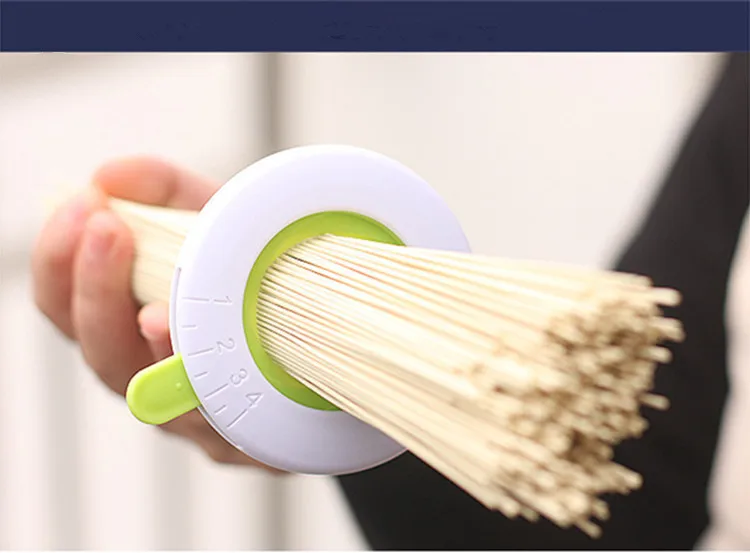 1 шт. компактные мерные дозаторы для спагетти Кухонные гаджеты Инструменты для измерения лапши Регулируемый измеритель порций для одного-четырех порций ок 0413