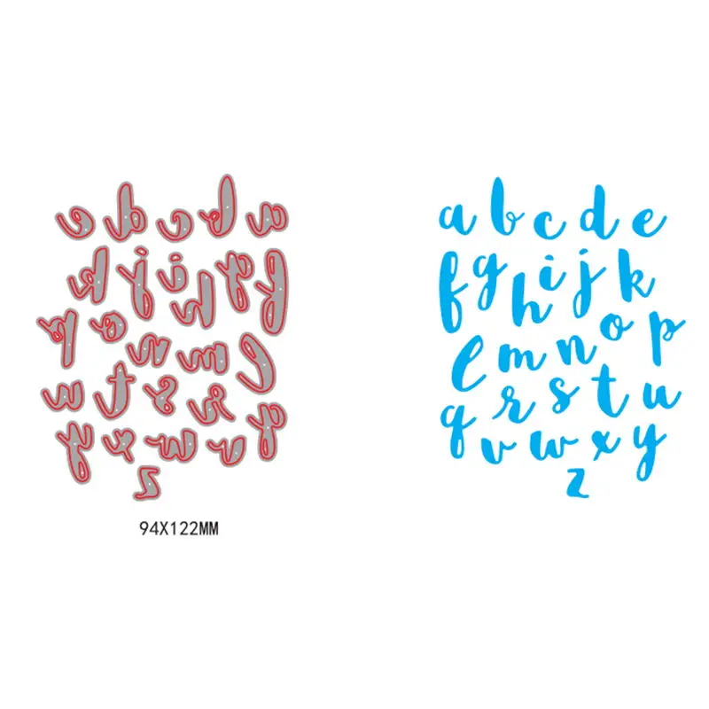 

Alphabet Letters Metal Cutting Dies Stencil for Scrapbooking Photo Album Paper Cards Making Crafts Dies 2018 New