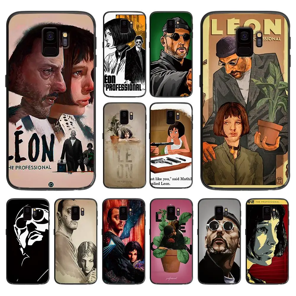 Leon the professional кактус мягкий чехол для Samsung Galaxy S6 S7 S8 S9 S10e Plus Note 8 9