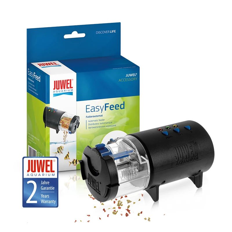 

JUWEL EasyFeed Automatic Fish Feeder Fish Tank Aquarium Food Automatic Timer Feeding Dispenser Adjustable Auto Feeder