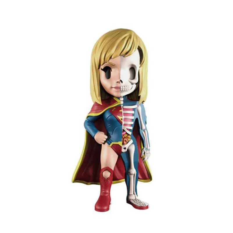 Женский Супермен Улица Сезам Shazam оригинальная поддельная Анатомия уличное искусство пластиковая фигура Коллекционная модель игрушки M39