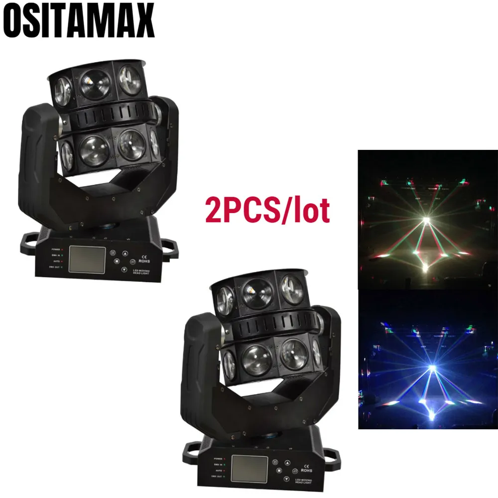 

2/lot RGBW Endless Rotation Beam Moving Head Light 16x12w Unique Stage Light 2 Degrees Beam Angle Party DJ Disco Light