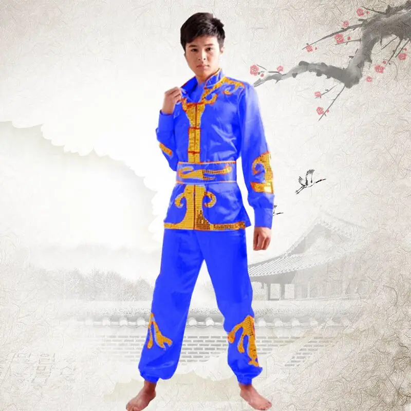 Dragon boat dance dragon dance lion gongs Martial arts costume drums lift sedan dance costumes mens models Yangko drums -