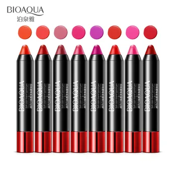

8pcs/set Ladies Pen Moisturizer Easy to Wear Lip Crayon Lip Pencil Cosmetics Makeup Lips Long-lasting Waterproof Lipsticks