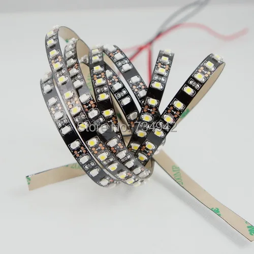 

Non-Waterproof 5 Meter DC 12V SMD3528 Flexible LED Strips 120 LEDs Per Meter, White,Red,Green,Blue,Yellow, Black Background
