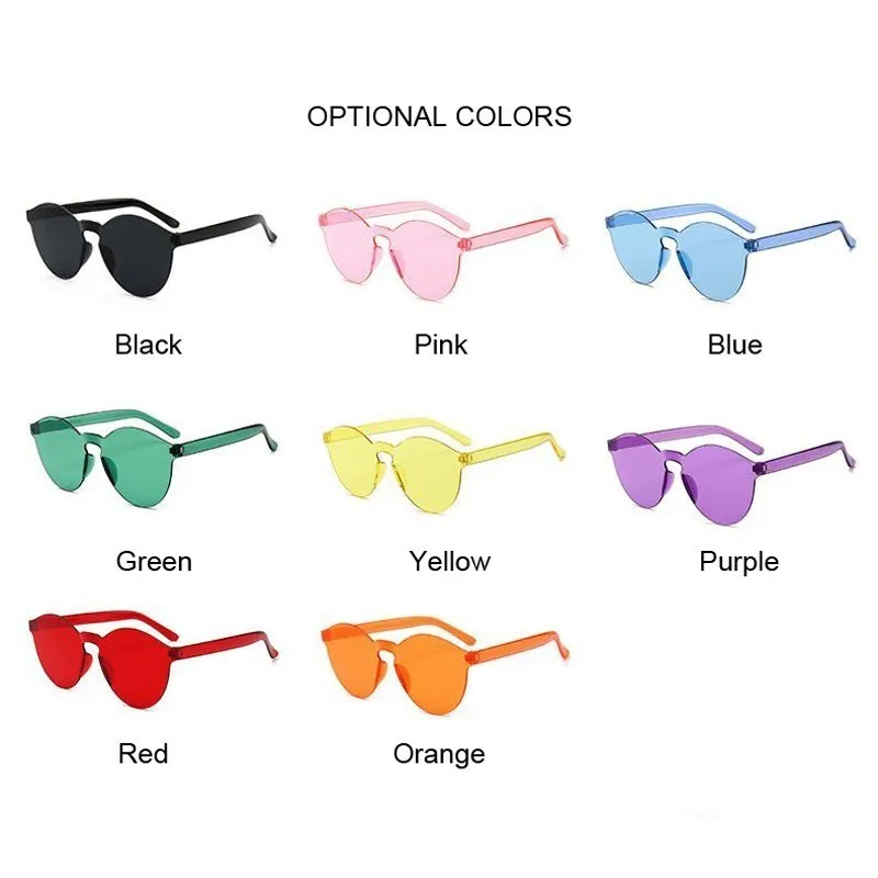 Летние Круглые Солнцезащитные очки для женщин, фирменный дизайн, прозрачные оттенки, синие солнцезащитные очки, крутой цвет, UV400 Oculos De Sol Gafas