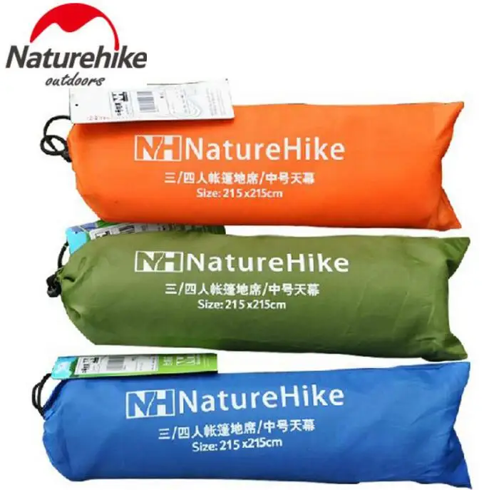 Naturehike 4 сезон Сверхлегкий 1 Человек двухслойный алюминиевый стержень туристическая палатка 20D силиконовая ткань с туристическим ковриком