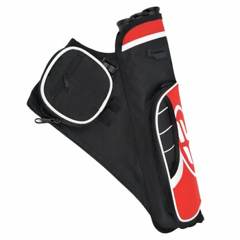 

two Color Three Tube Quiver Arrow Bag in Red Black Color for Archery Quiver Compound Bow and Recurve Bow Hunting Shooting