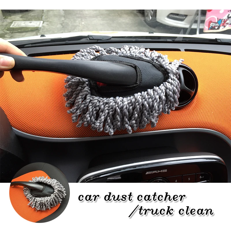 

1pcs Car Cleaning Brush Dust catcher Slit Brush Instrumentation Dusting Keyboard Clean Washer for smart 451 453 fortwo forfour