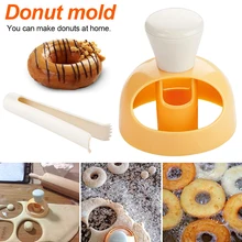 Форма помадка торт пекарня пончик DIY жареный инструмент для вырезки пончиков пищевая пластиковая форма Шоколадные инструменты для украшения торта