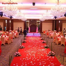 Новые оптовые 1000 шт/партия искусственные цветы полиэстер Свадебные украшения лепестки роз к свадьбе patal цветок