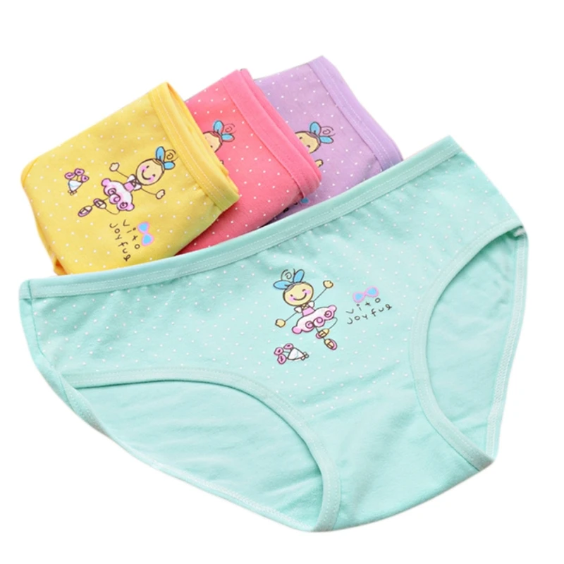 

Kids Underpants Cartoon Dance Girl Cotton Triangle Underwear Baby Girls Panties