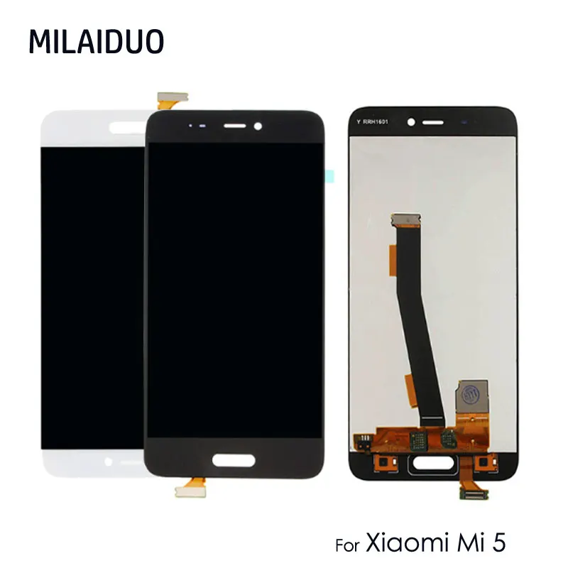 

LCD Display For XIAOMI Mi5 Mi 5 Touch Screen Digitizer Assembly Replacement Parts No Frame 5.15 Inch 1920x1080 100% Tested