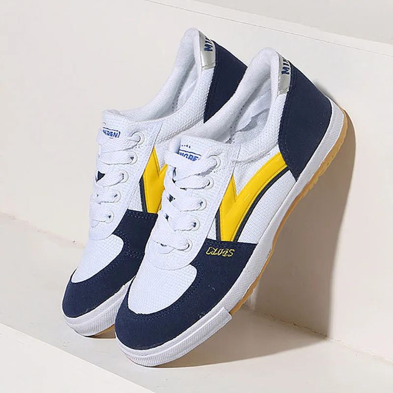 USHINE EU35-44 Canvas Retro Comprehensive Fitness Training Sports Shoes Badminton Table Tennis sports shoes