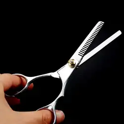 Профессиональные нержавеющей стальные ножницы для волос зубы филировочные ножницы плоские барберские ножницы парикмахерские