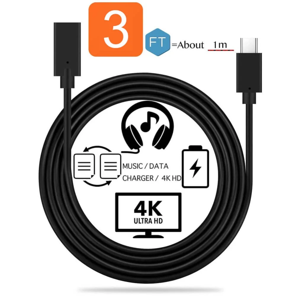 USB-C--Extension-Cable-Type-C-Extender-Cord-Male-to-Female-Compatible-for-Osmo-Pocket-Nintendo-Switch-MacBook-Pro-Google-Pixel-2-XL--KIWI-design9