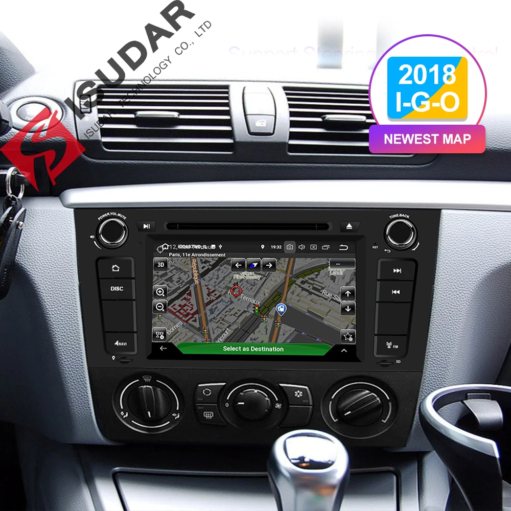 Isudar 1 الدين سيارة مشغل وسائط متعددة الروبوت 9 مشغل ديفيدي ل BMW/120i 1 سلسلة E81/E82/E88 GPS 4 النواة RAM 2 GB ROM 16 GB راديو DVR Isudar 1 الدين سيارة مشغل وسائط متعددة الروبوت 9 مشغل ديفيدي ل BMW/120i 1 سلسلة E81/E82/E88 GPS 4 النواة RAM 2 GB ROM 16 GB راديو DVR