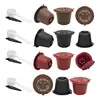 Filtre à café capsules de café | 3 pièces, rechargeable, réutilisable, filtres pour Machine à café Nespresso avec cuillère à brosse, accessoires de cuisine ► Photo 1/6