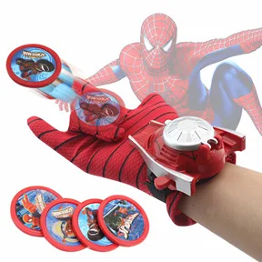 New Spiderman Glove Avengers Cosplay Glove Gun Batman Launchers Super heroes Toy Gun Heros Launchers Toy Children Toys DS19 - Цвет: spiderman