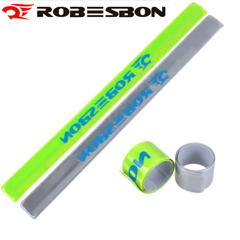 

2pcs/set Running Fishing Cycling Reflective Tape Strips Bike Bicycle Safety Pant Band Leg Strap Belt Night Warning