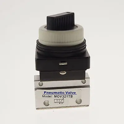 

G1/8 2 position 2 way mechanical valve selective knob * 1