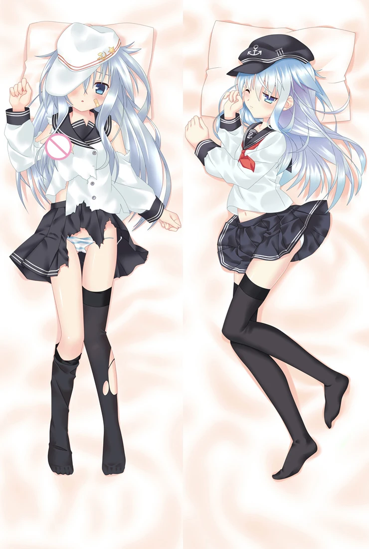 Японское аниме Kantai Коллекция KanColle сексуальная девушка Hibiki otaku Dakimakura наволочка
