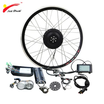 

36V 500W Electric bike conversion kit Front Rear Motor without battery S900LCD display Brushless Hub Motor Bicicleta ebike kit