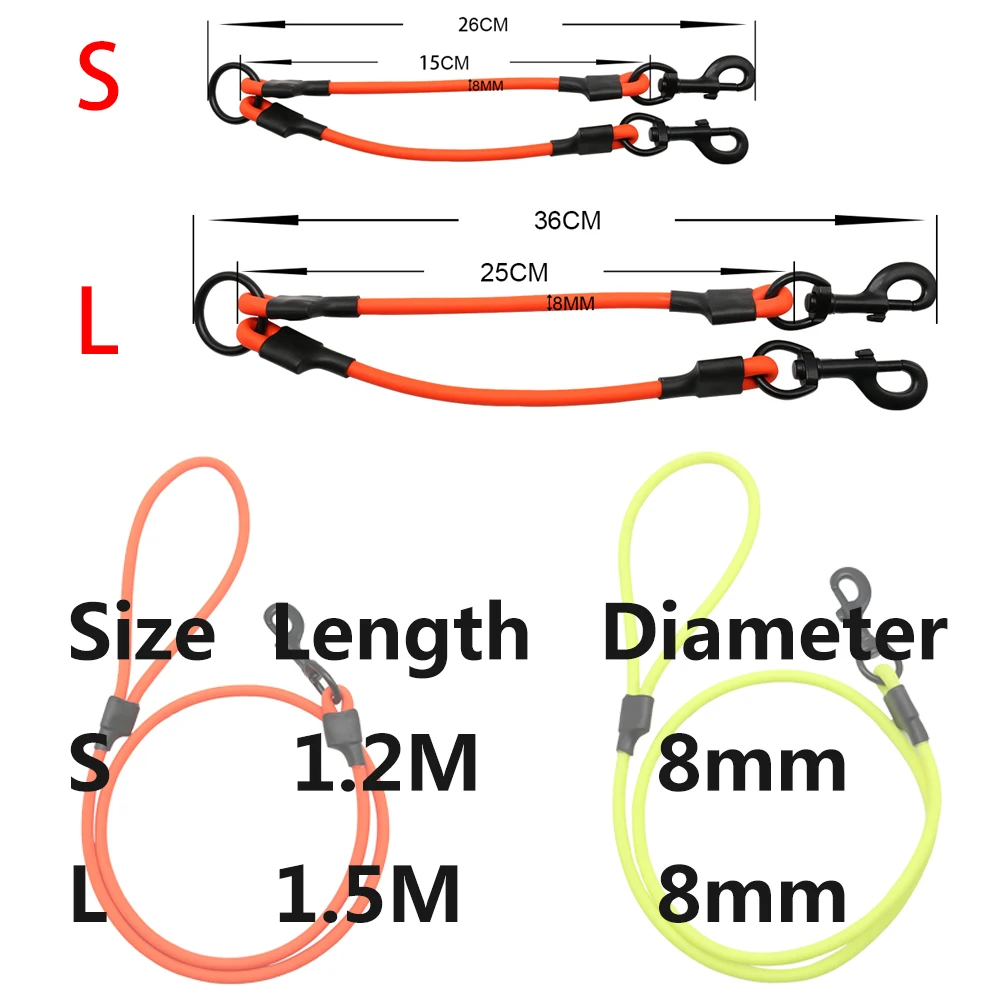Двойной поводок для собак, собачий продукт, пвх собачий двойной поводок, двойной поводок для прогулок, набор поводков для двух больших маленьких собак, щенков
