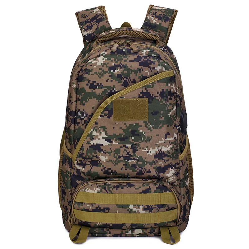 Военный тактический рюкзак водоотталкивающий USB зарядка альпинистская Сумка для кемпинга походный рюкзак для путешествий спортивный XA10D - Цвет: Jungle Camo
