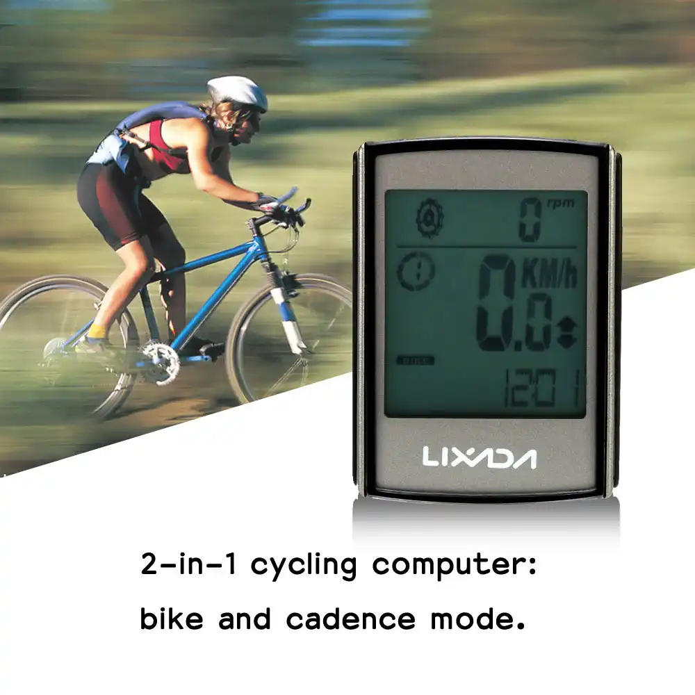 Wireless LCD Bicycle Computer Speedo Odometer Waterproof Speedometer