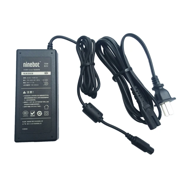 Ninebot Mini Power Adapter Charger Output 63v 70w 1A For Xiaom Smart