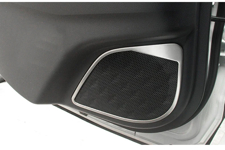 Нержавеющая сталь автомобильная Внутренняя дверь аудио динамик громкий динамик рамка накладка наклейка для Toyota C-HR CHR Accossories